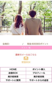 Meetsを名乗るサイトから届いた600万円分のポイント譲渡をうたう不審なメッセージ